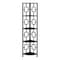Monarch Specialties Bookshelf, Bookcase, Etagere, Corner, 4 Tier, 62"H, Office, Bedroom, Metal, Laminate, Black I 3610 - alternate 1